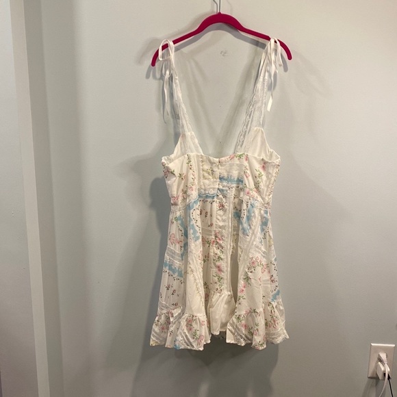 For Love & Lemons Shea Mini Dress L - Picture 5 of 5
